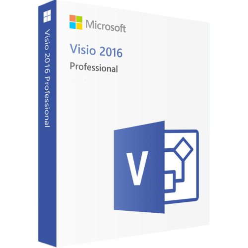Licență Microsoft Visio Professional 2016 (2 dispozitive) (Activare on line)