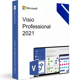 Licență Microsoft Visio Professional 2021 (5 dispozitive) (Activare on line)