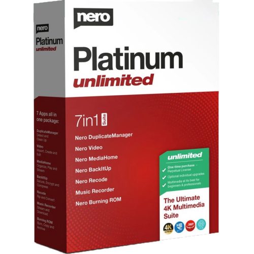 Licență Nero Platinum Unlimited (1 dispozitiv   Lifetime)