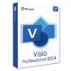 Licență Microsoft Visio Professional 2024 (1 dispozitiv   Lifetime) (Mutabil)